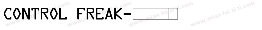 Control Freak字体转换